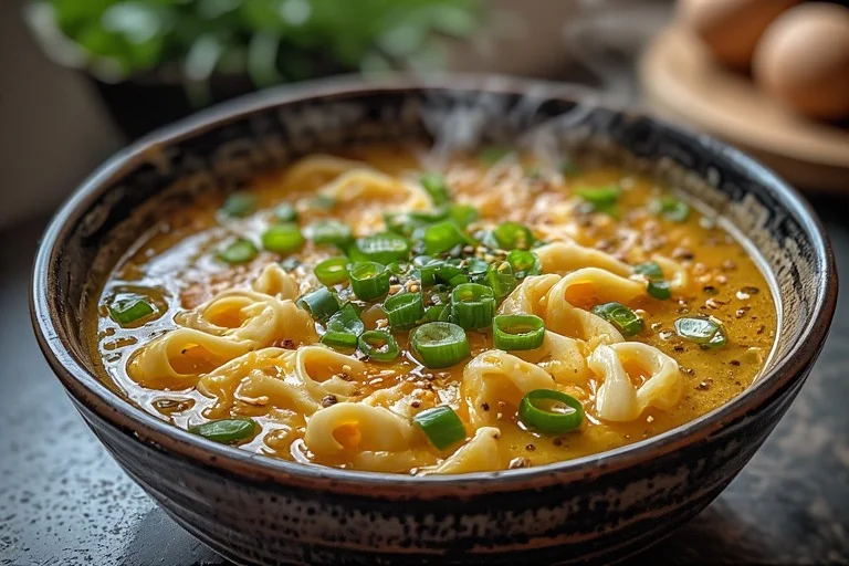 Keto Egg Drop Soup Recipe