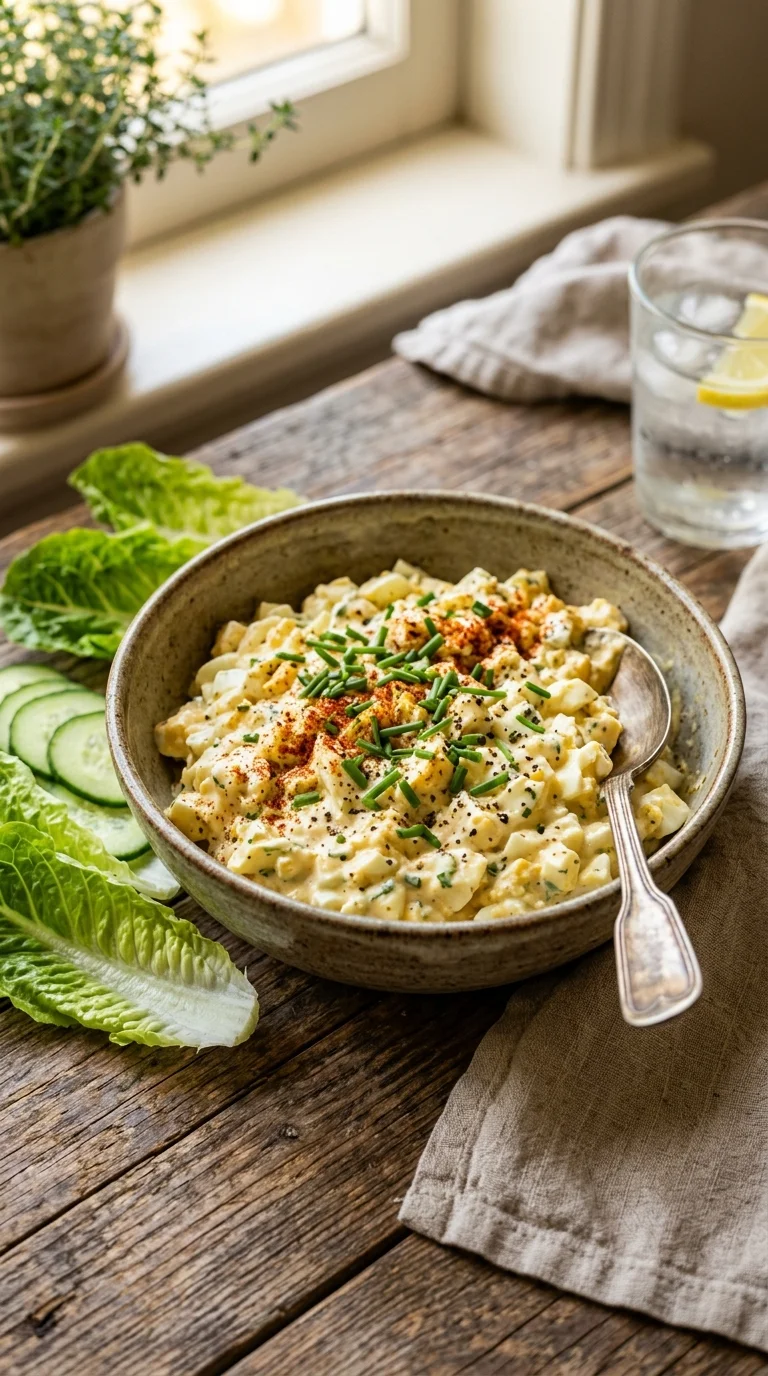 Keto Egg Salad with Mustard & Mayo