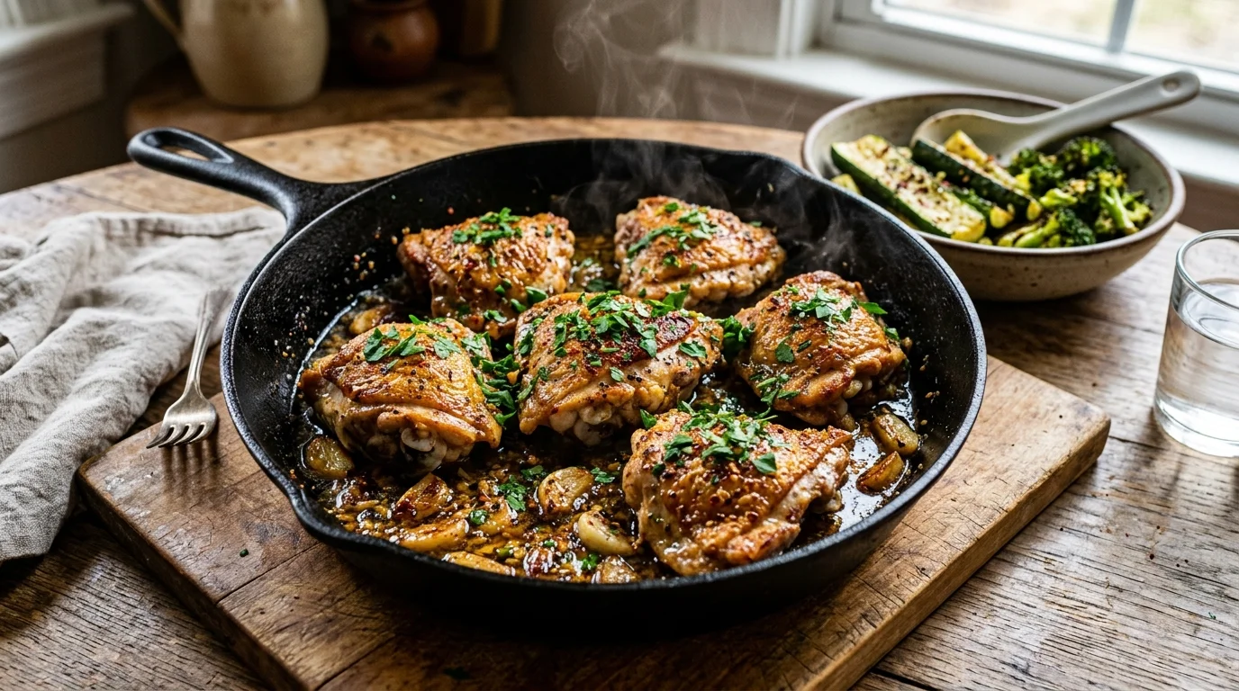 Keto Garlic Butter Chicken Recipe