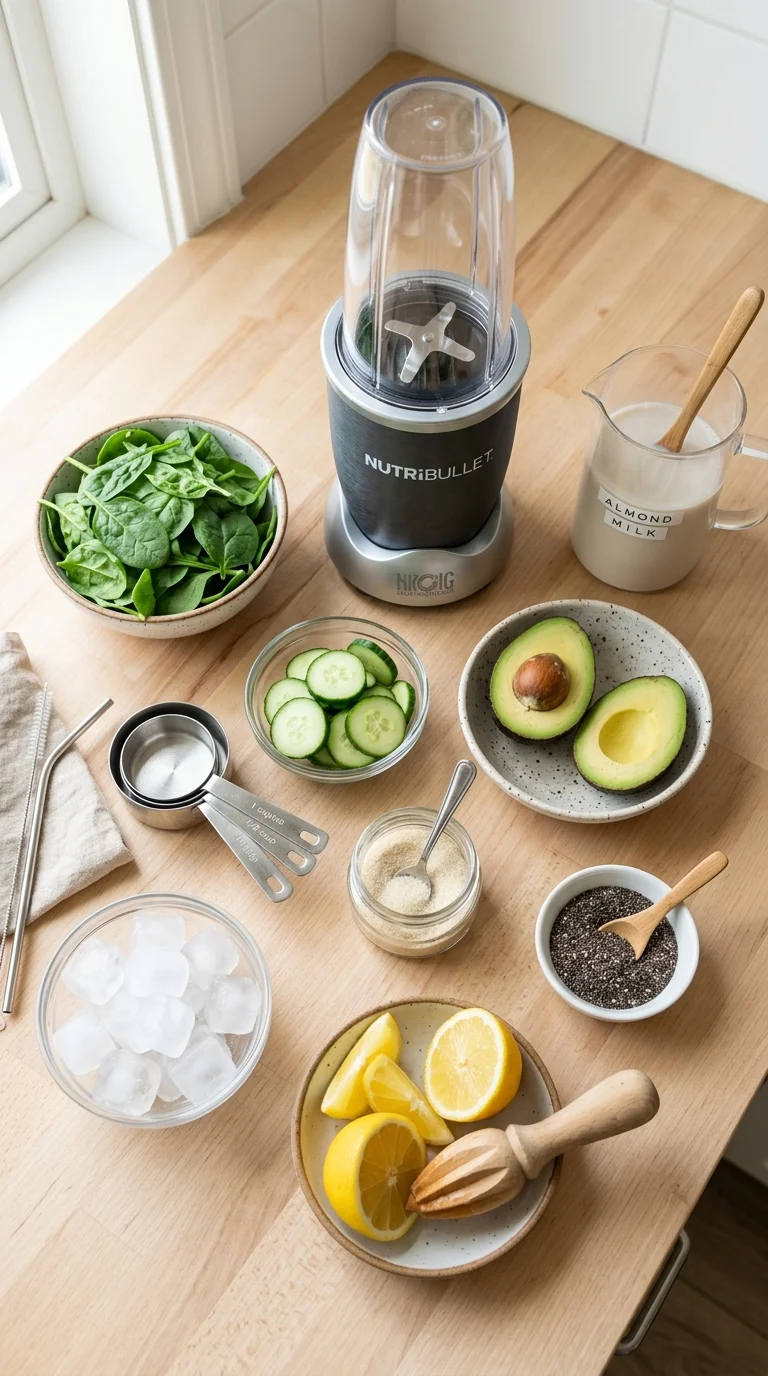 Keto Green Smoothie Recipe cooking 1