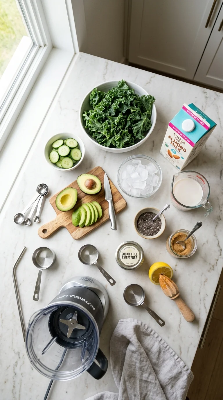 Keto Kale Smoothie Recipe cooking