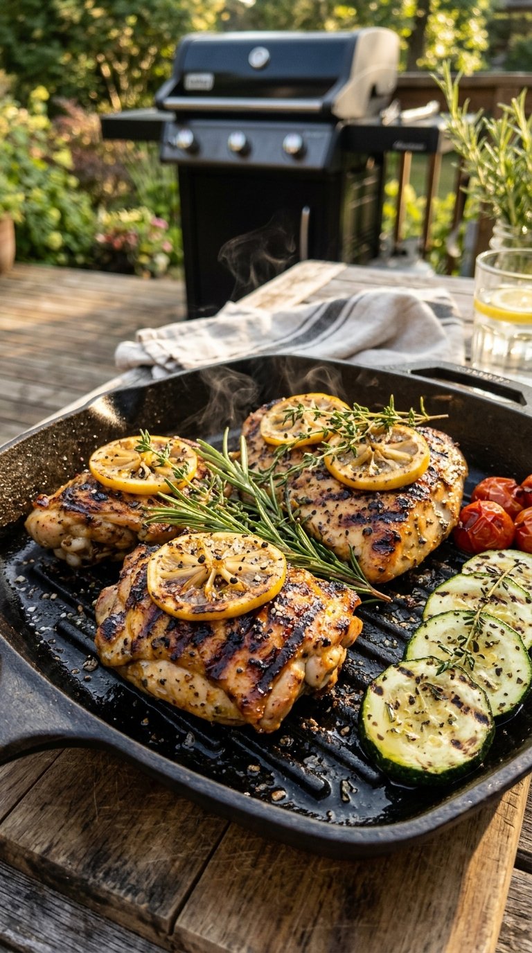 Keto Lemon Herb Grilled Chicken looks
