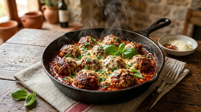 Keto Meatballs in Marinara Sauce 1