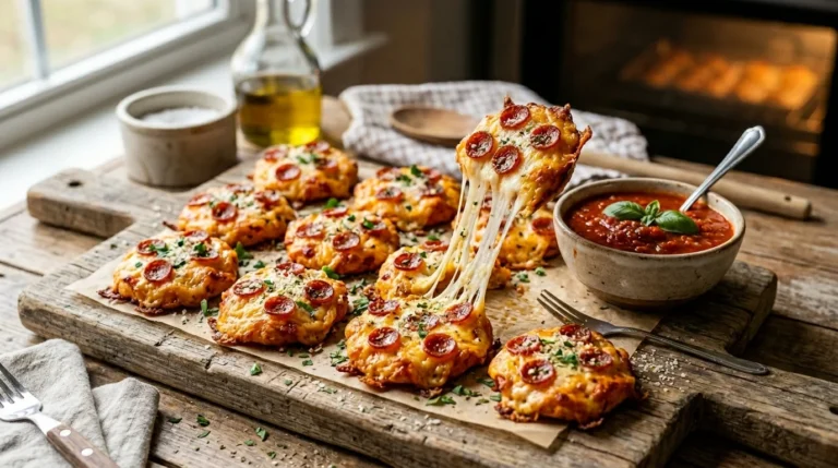 Keto Pepperoni Pizza Bites Recipe