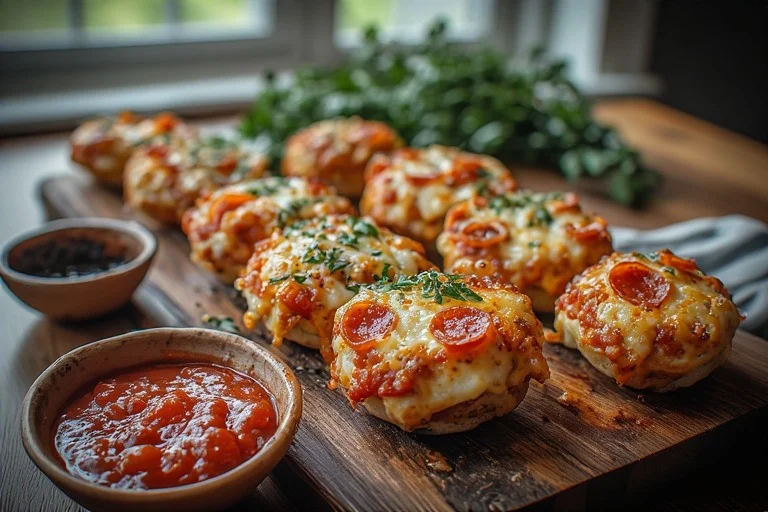 Keto Pepperoni Pizza Bites Recipe