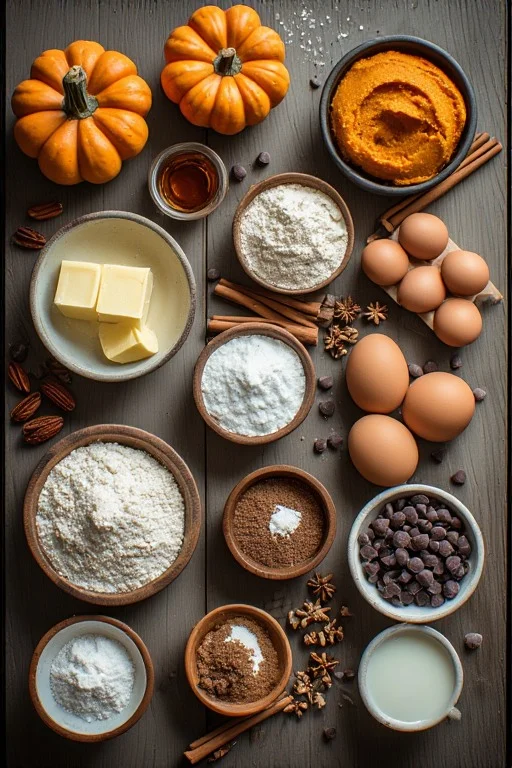 Keto Pumpkin Spice Bread Recipe ingredients