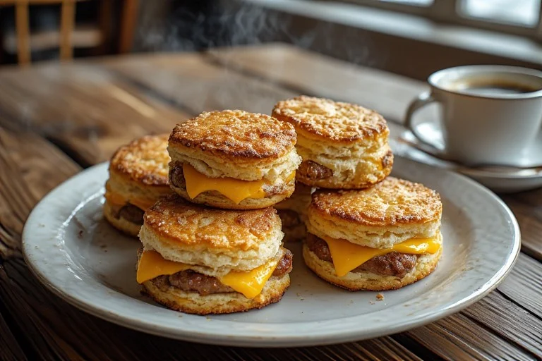 Keto Sausage & Cheese Biscuits Recipe