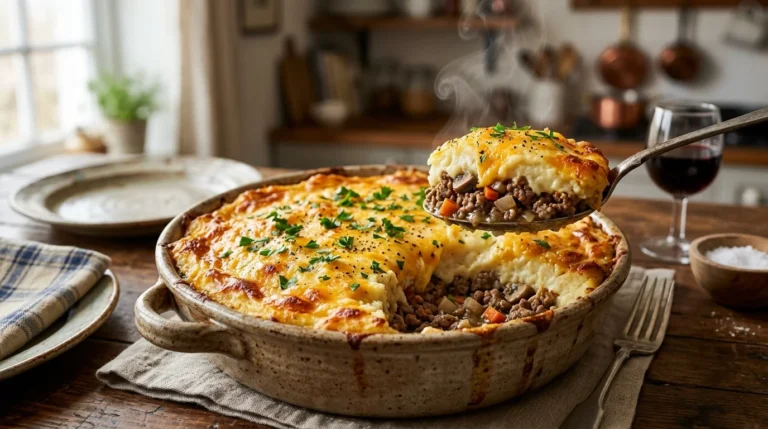 Keto Shepherd’s Pie (Cauliflower Mash)