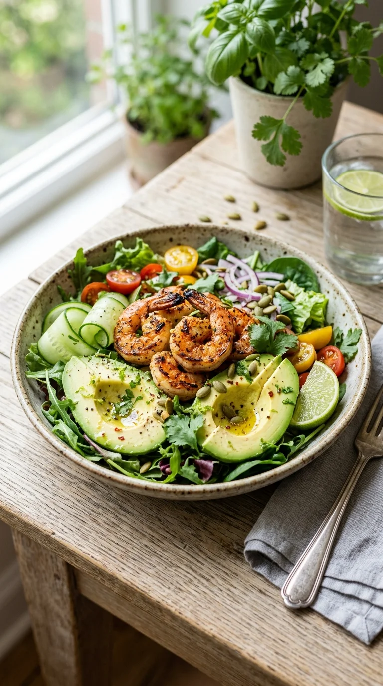 Keto Shrimp & Avocado Salad Recipe