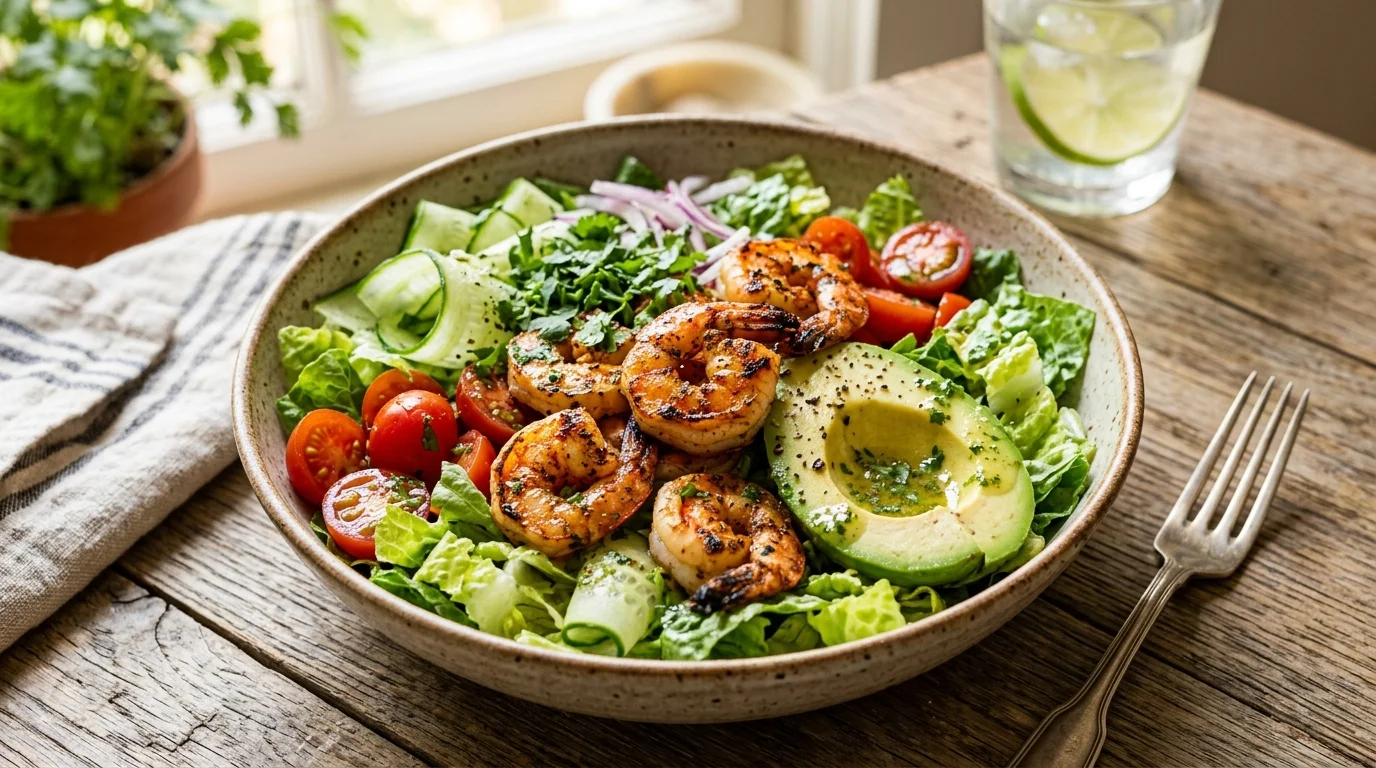 Keto Shrimp & Avocado Salad Recipe