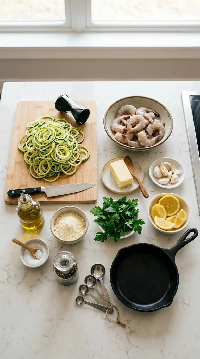 Keto Shrimp Scampi Recipe cooking