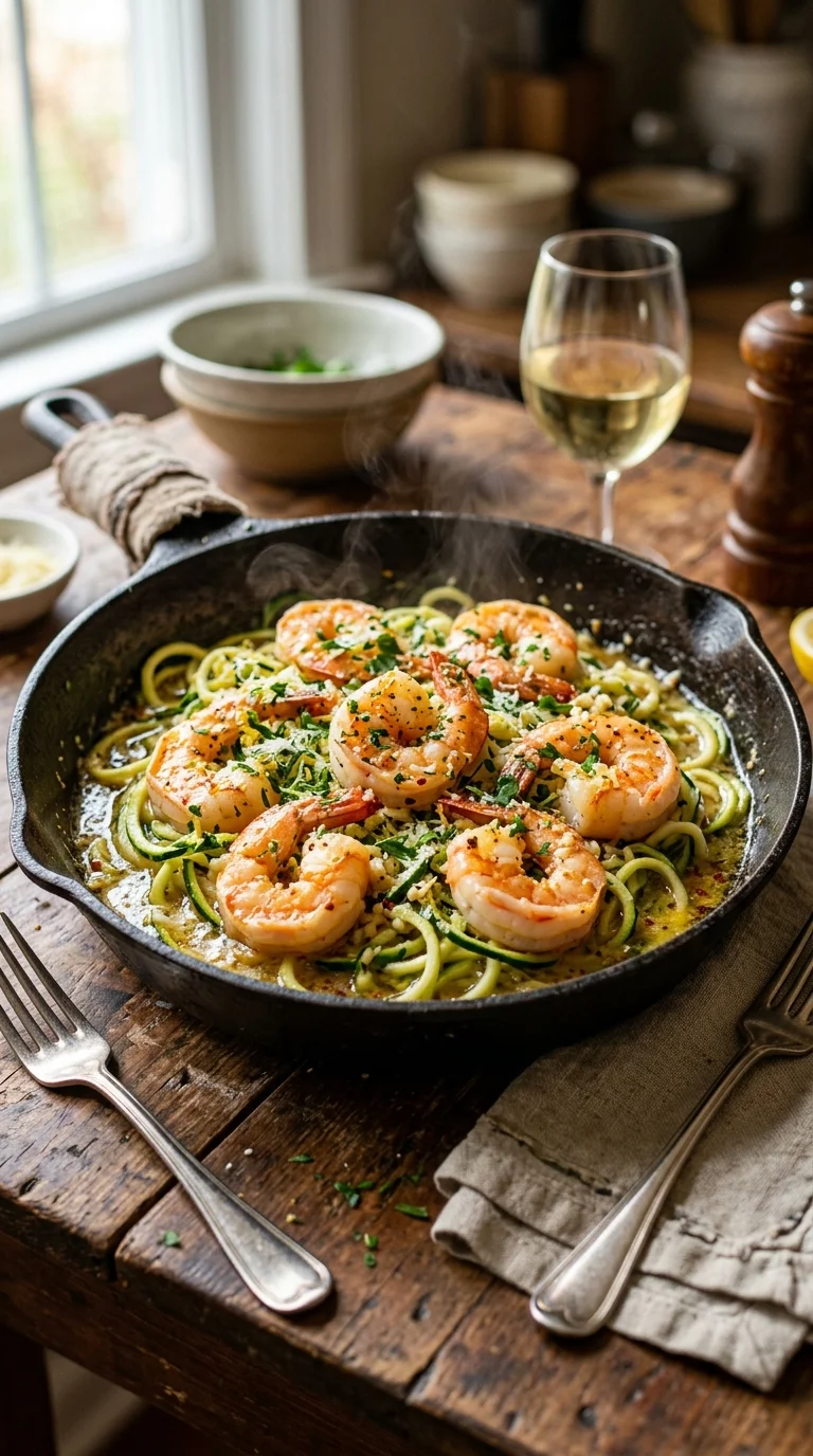 Keto Shrimp Scampi Recipe looks