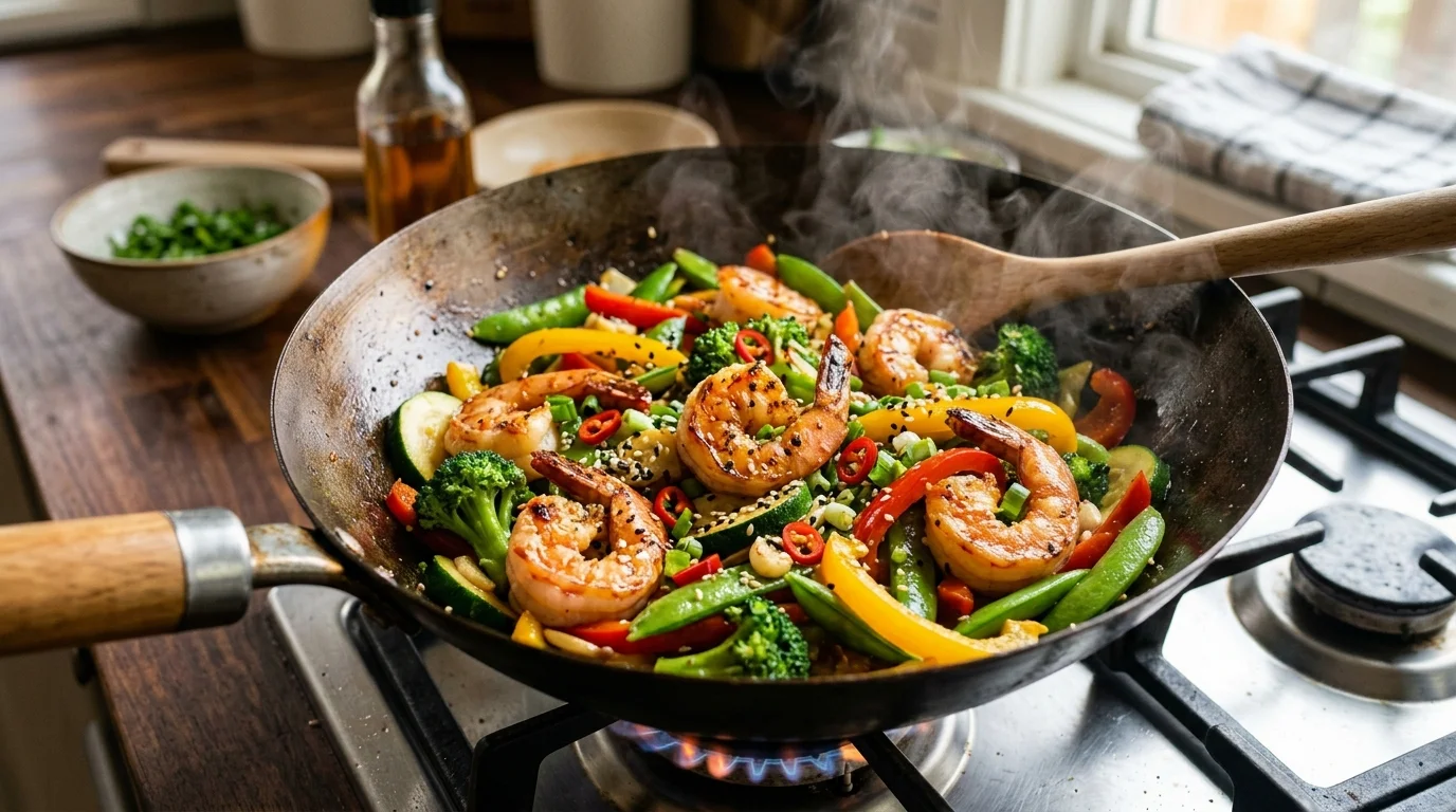 Keto Shrimp Stir-Fry