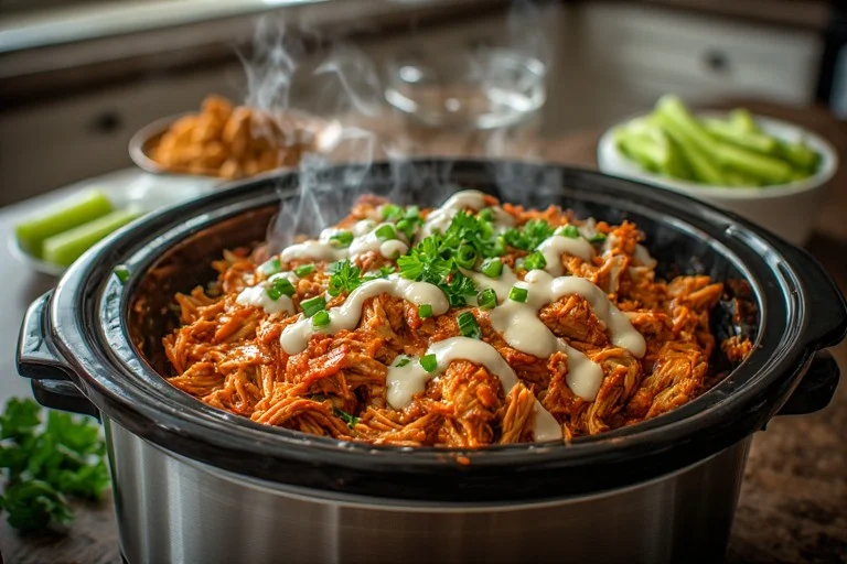 Keto Slow Cooker Buffalo Chicken Recipe