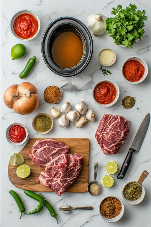 Keto Slow Cooker Mexican Shredded Beef cooking