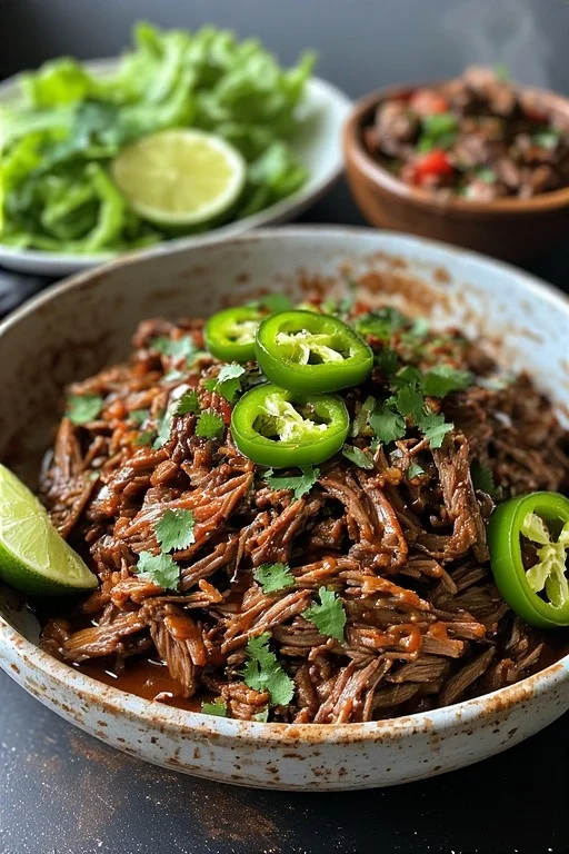 Keto Slow Cooker Mexican Shredded Beef looks