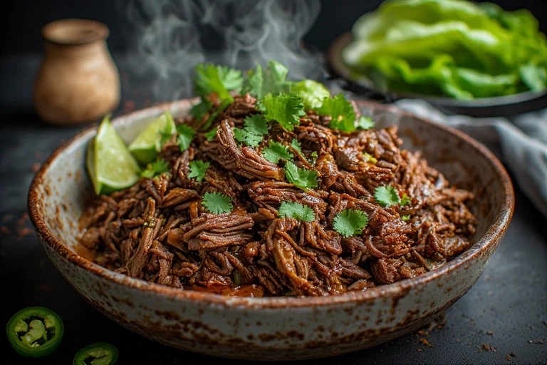 Keto Slow Cooker Mexican Shredded Beef
