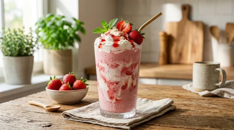 Keto Strawberry Cream Smoothie