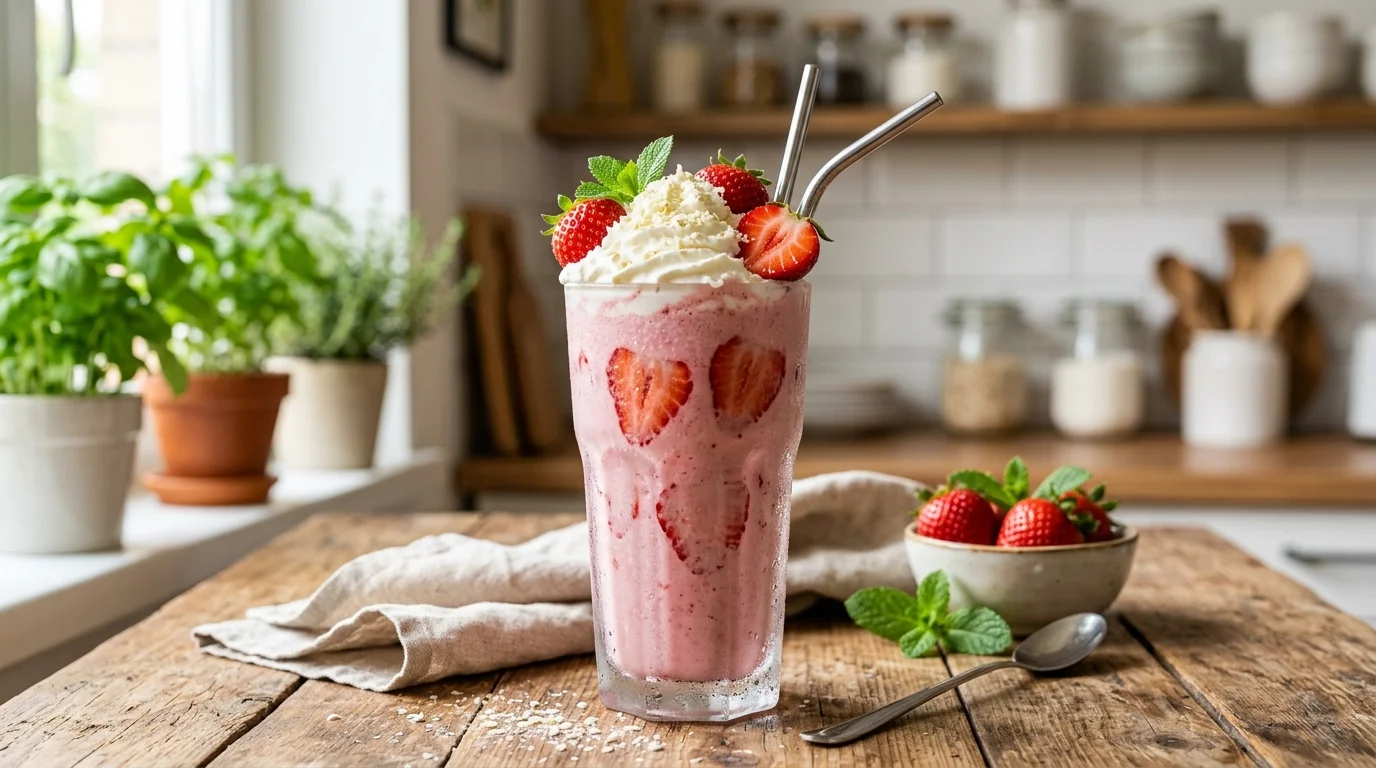 Keto Strawberry Shake Recipe 1