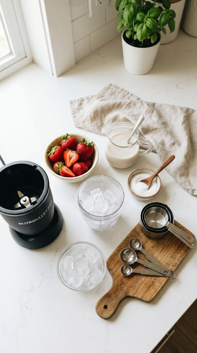 Keto Strawberry Smoothie (3 Ingredients) cooking 1