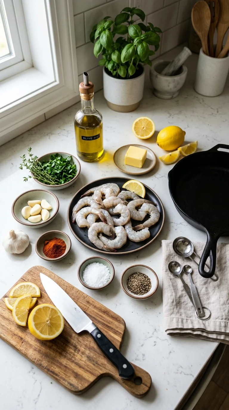 Lemon Herb Keto Shrimp Recipe cooking