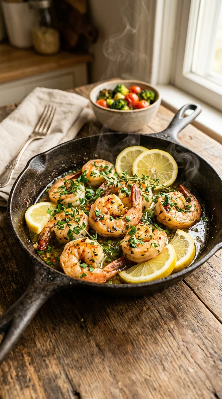 Lemon Herb Keto Shrimp Recipe looks