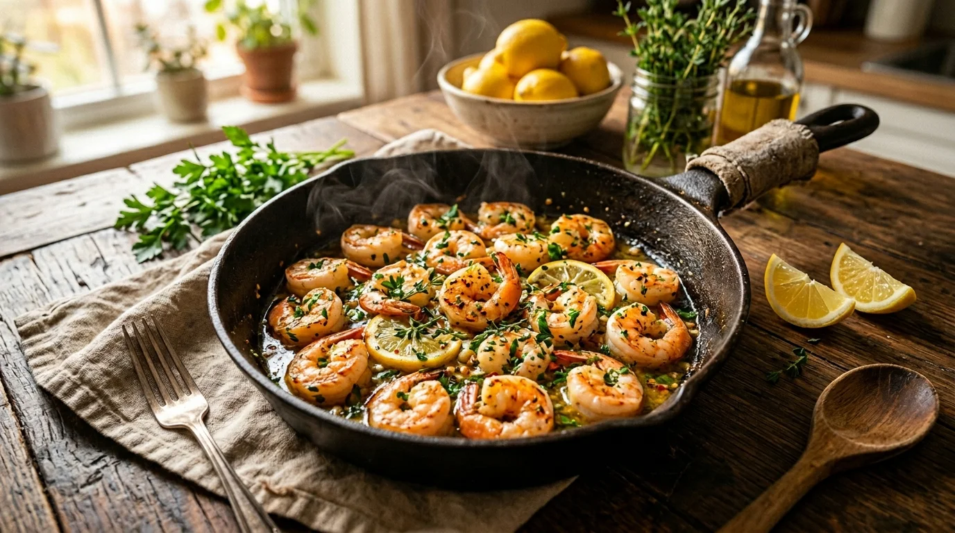 Lemon Herb Keto Shrimp Recipe