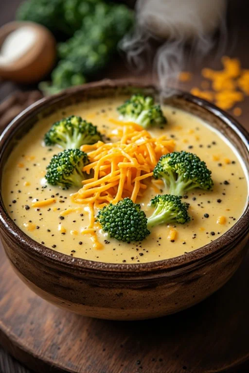 Low Carb Broccoli Cheddar Soup Recipe