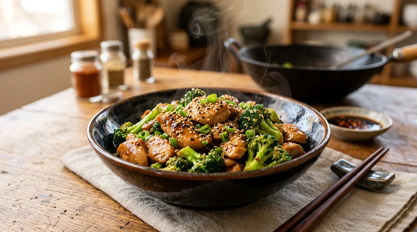Low Carb Chicken Broccoli Stir-Fry 1