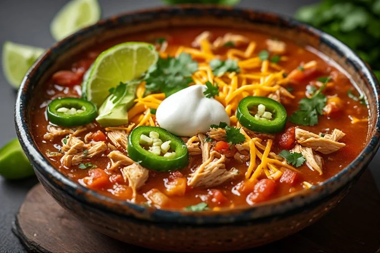 Low Carb Chicken Taco Soup Recipe 1
