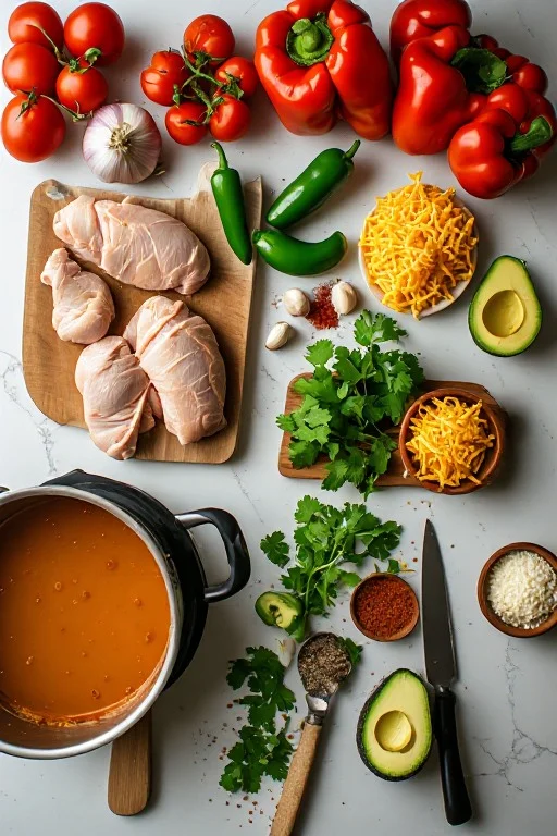 Low Carb Chicken Taco Soup Recipe 1