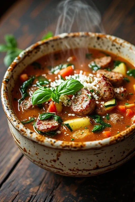Low Carb Italian Sausage Soup Recipe