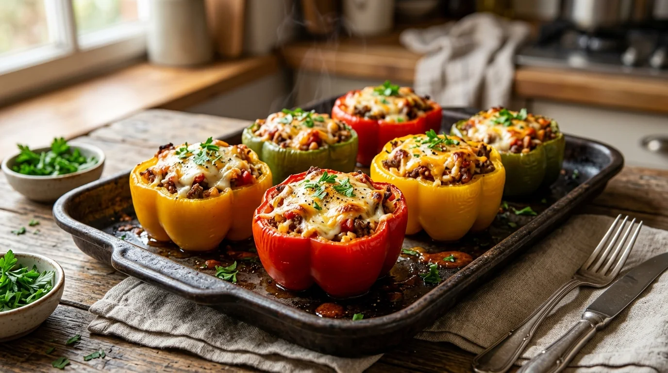 Low Carb Stuffed Bell Peppers Recipe