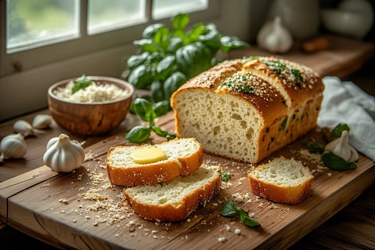 Parmesan & Basil Keto Bread Recipe (2)