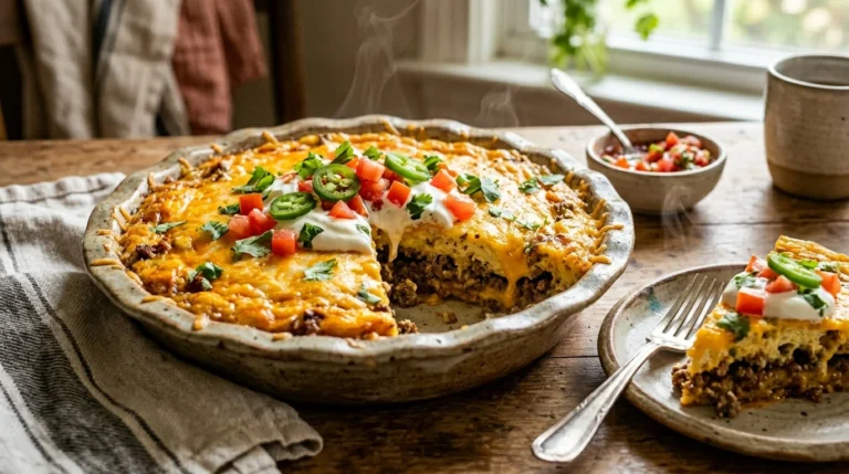 Perfect Crustless Taco Pie (Keto Taco Pie) 1