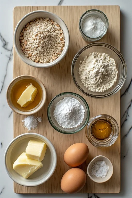 Psyllium Husk Keto Bread Recipe ingredients