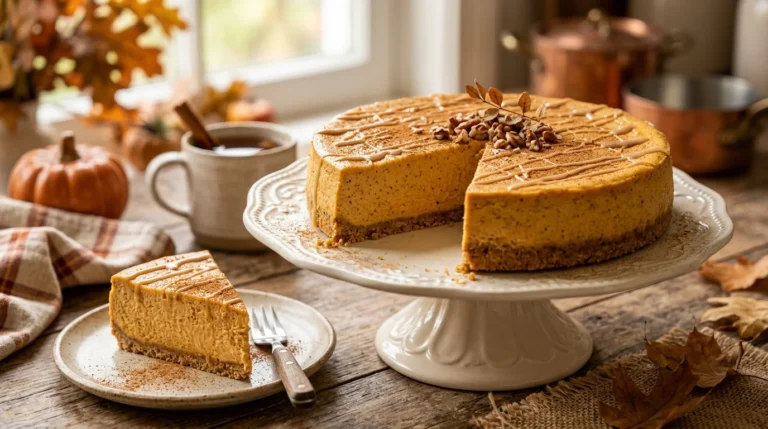 Pumpkin Spice Keto Cheesecake Recipe