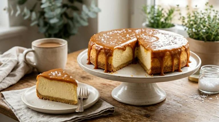 Salted Caramel Keto Cheesecake Recipe