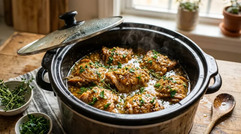 Slow Cooker Garlic Butter Chicken Recipe 1