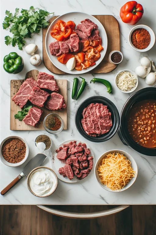 Slow Cooker Keto Beef Chili Recipe cooking