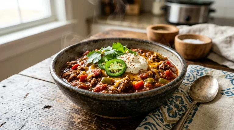 Slow Cooker Keto Chili Recipe 1