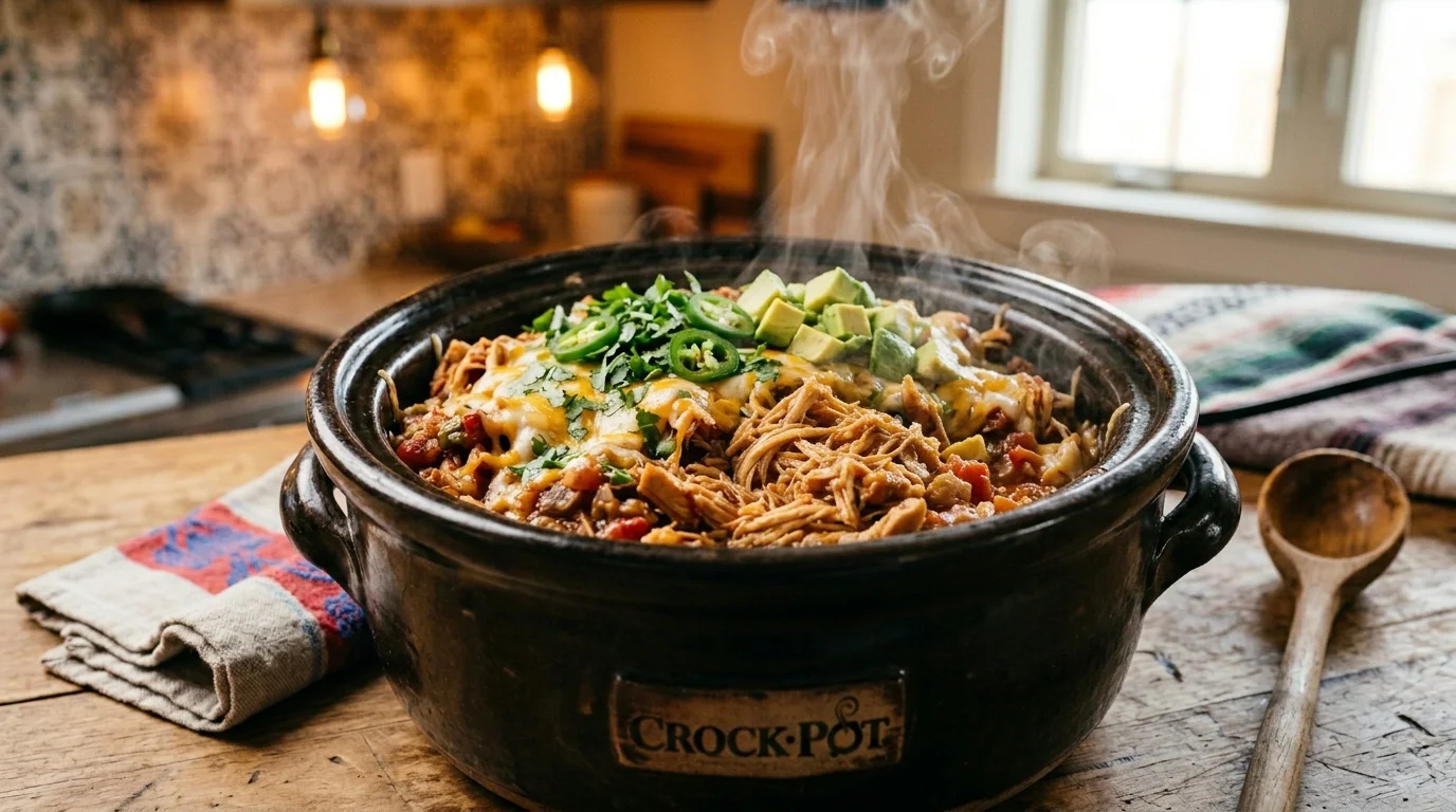 Slow Cooker Salsa Chicken (Low Carb)