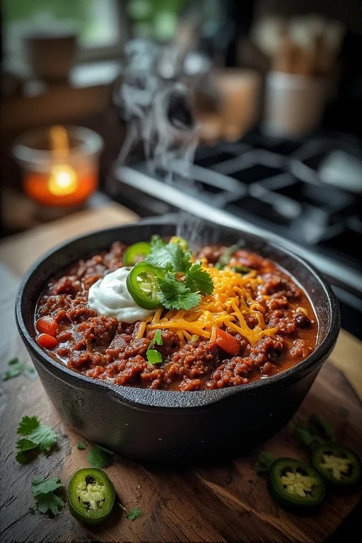 Smoky Chipotle Keto Chili Recipe looks