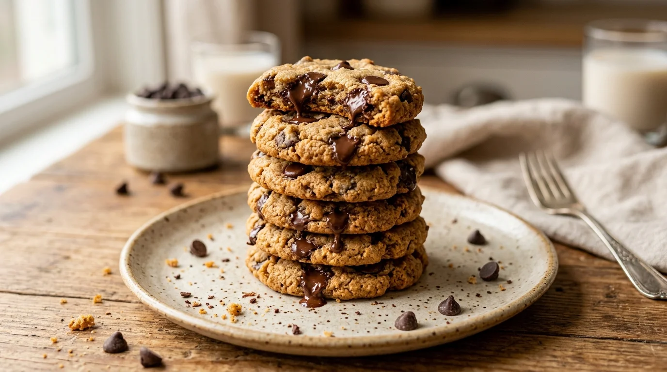 Soft and Chewy Keto Chocolate Chip Cookies