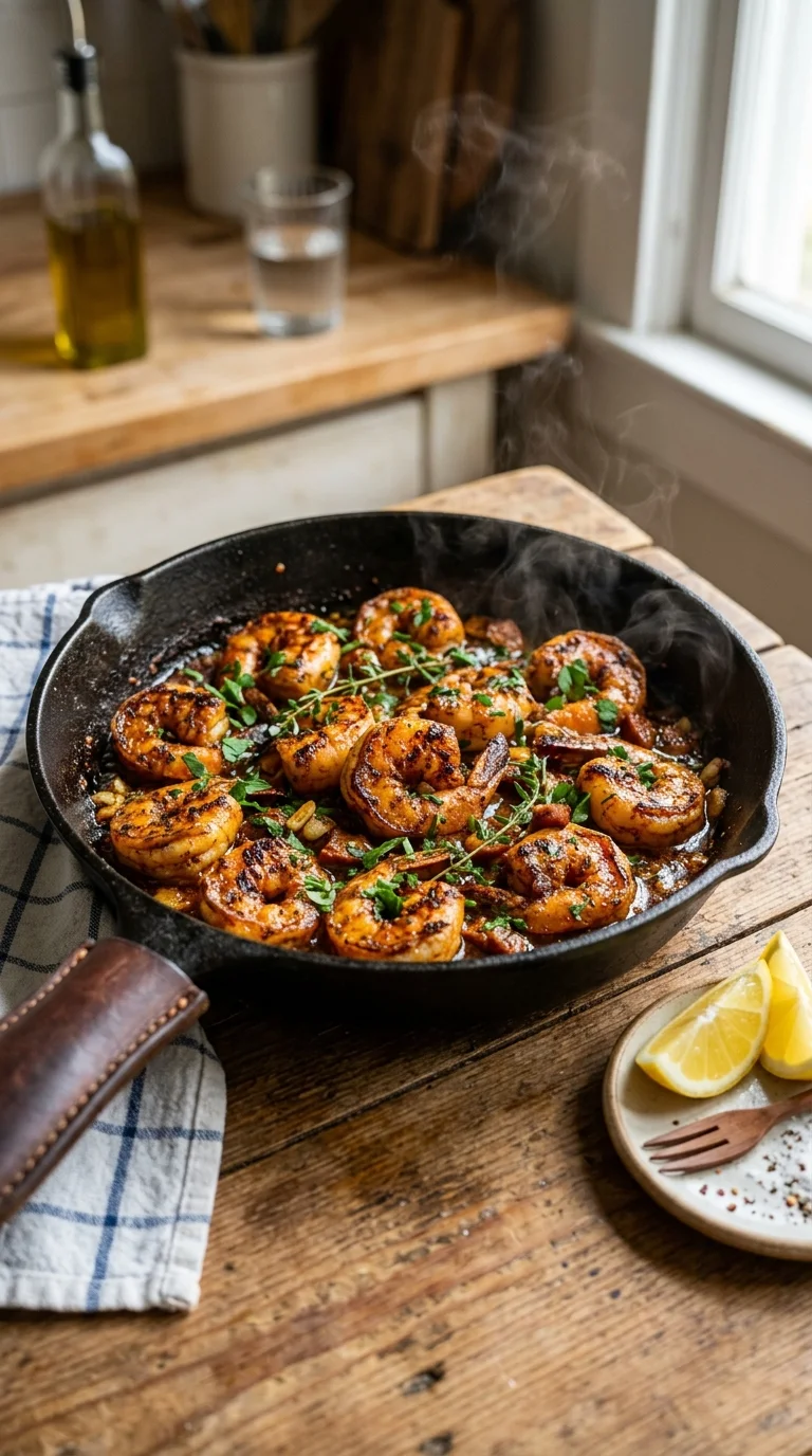 Spicy Cajun Keto Shrimp Recipe looks