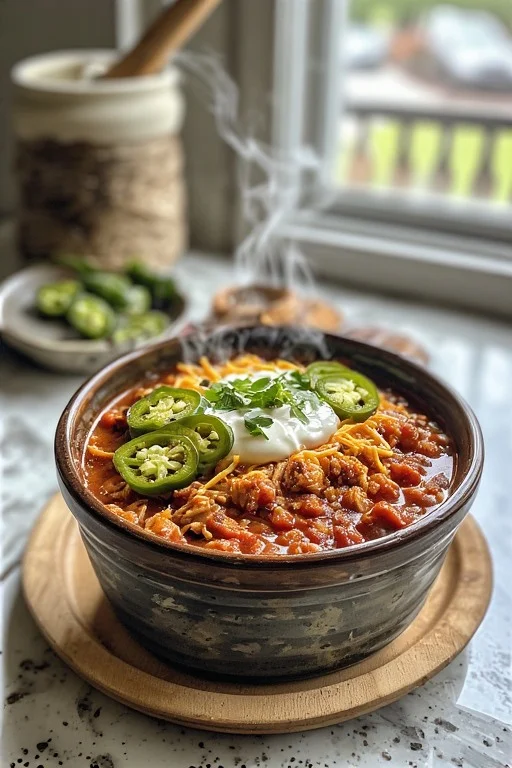 Spicy Chicken Keto Chili Recipe looks