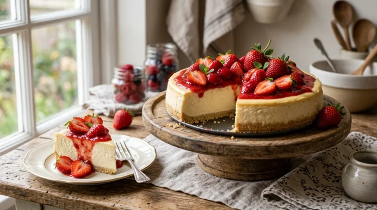 Strawberry Keto Cheesecake Recipe
