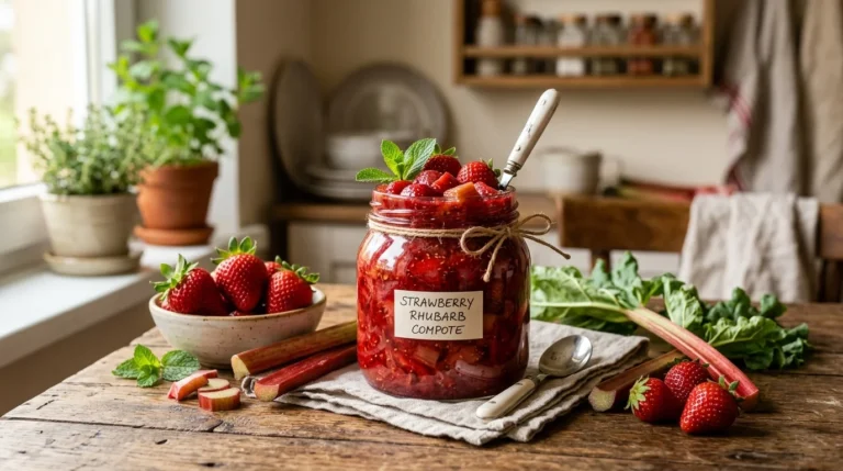 Strawberry Rhubarb Compote Recipe