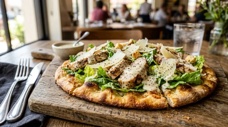 Chicken Caesar Flatbread
