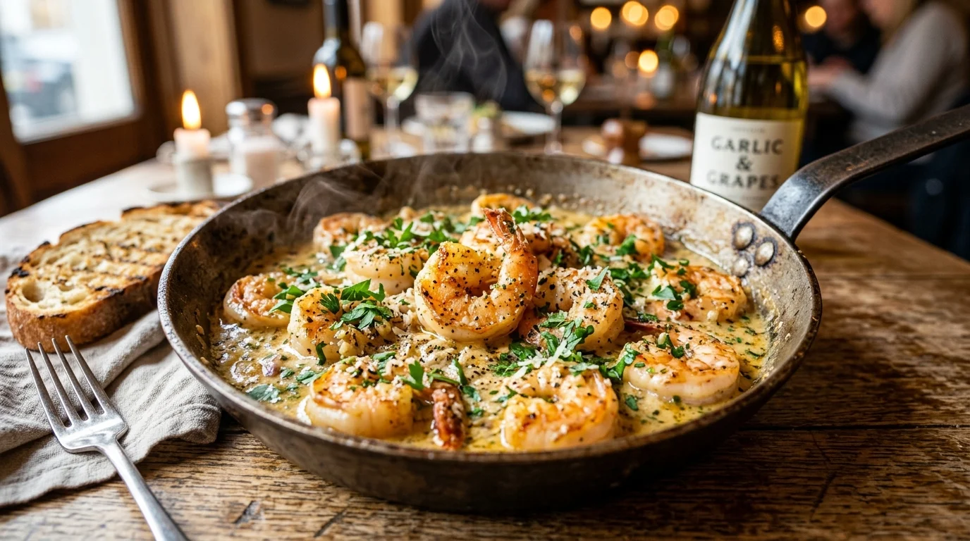Creamy Garlic Shrimp 1